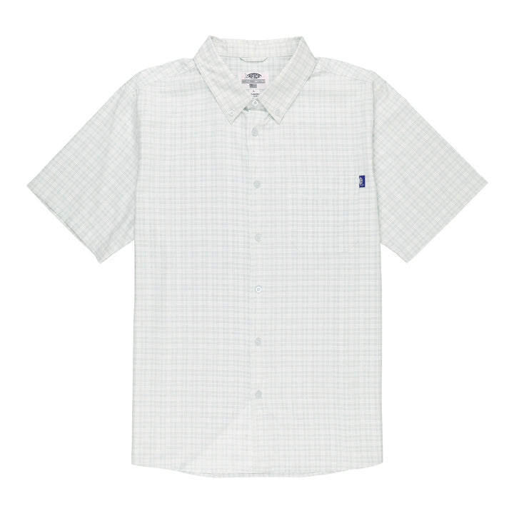 Aftco Men's Dorsal Short Sleeve Button Down Shirt (M45326)