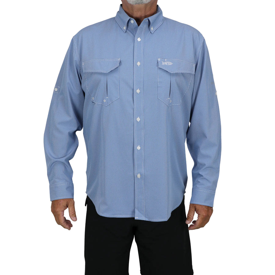 Aftco Men's Apex Stretch Long Sleeve Button Down Shirt (46333)