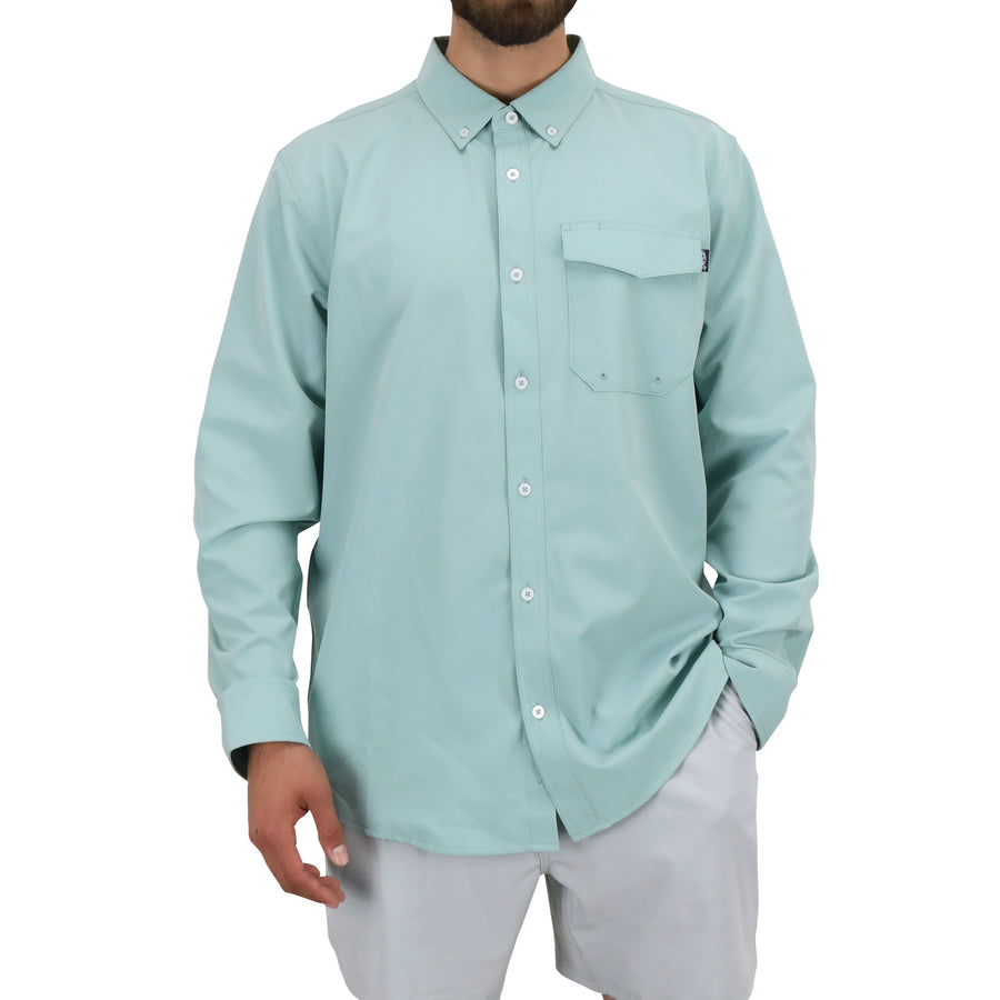 Aftco Men's Ace Long Sleeve Button Down (M46335)