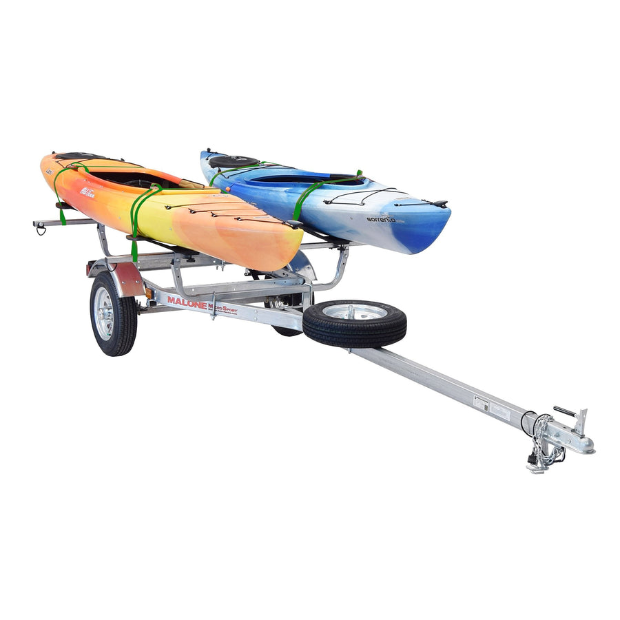 Malone MicroSport™ 2 Kayak Trailer Package (2 Sets MegaWings, Spare Tire)-Malone-Wind Rose North Ltd. Outfitters