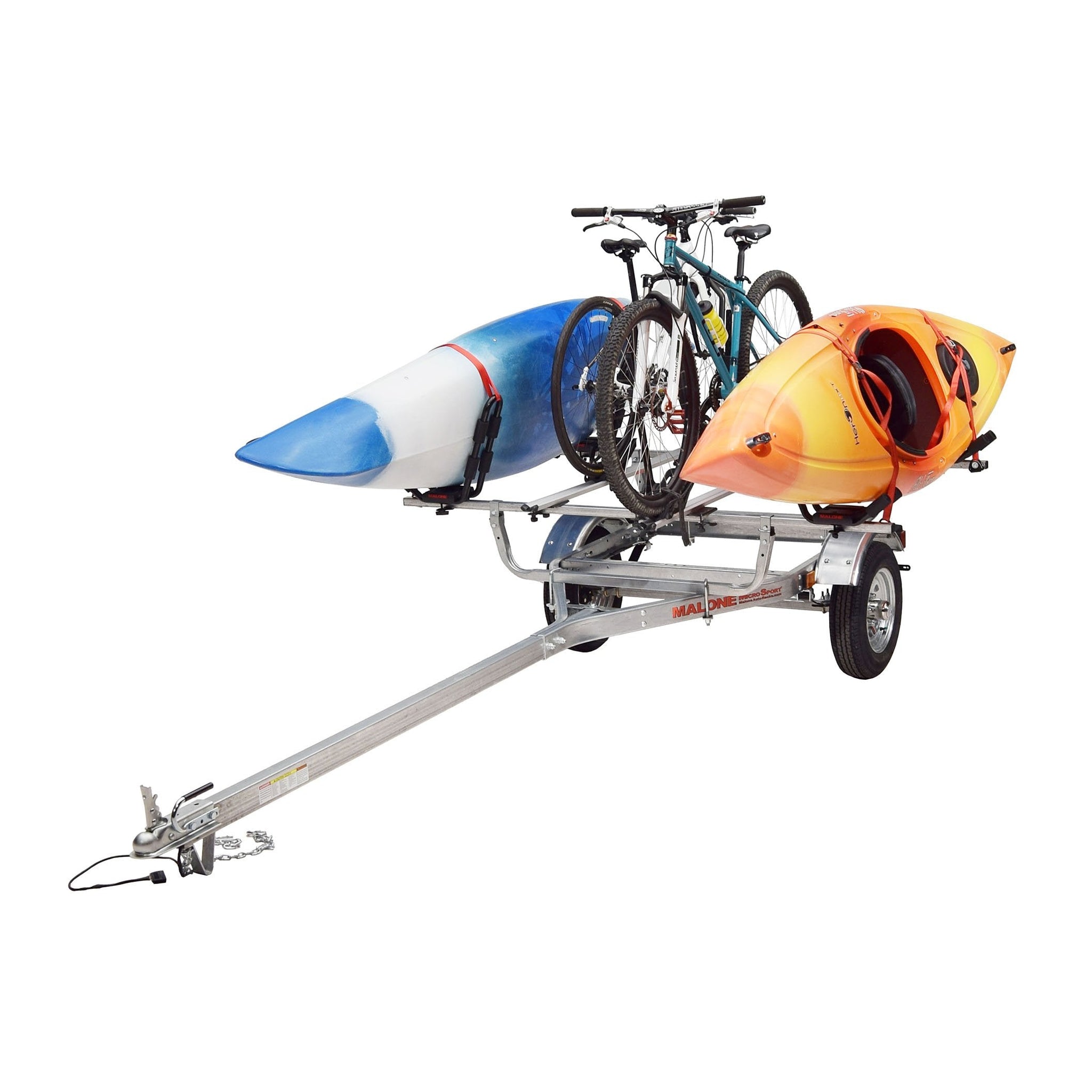 Malone MicroSport™ 2 Kayak/2 Bike Trailer Package (2 Sets JRacks, 2 B