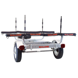 Malone MicroSport™ 4 Kayak Trailer Package (2 Sets Stackers, 4 Sets Rack Pads, Spare Tire)-Malone-Wind Rose North Ltd. Outfitters