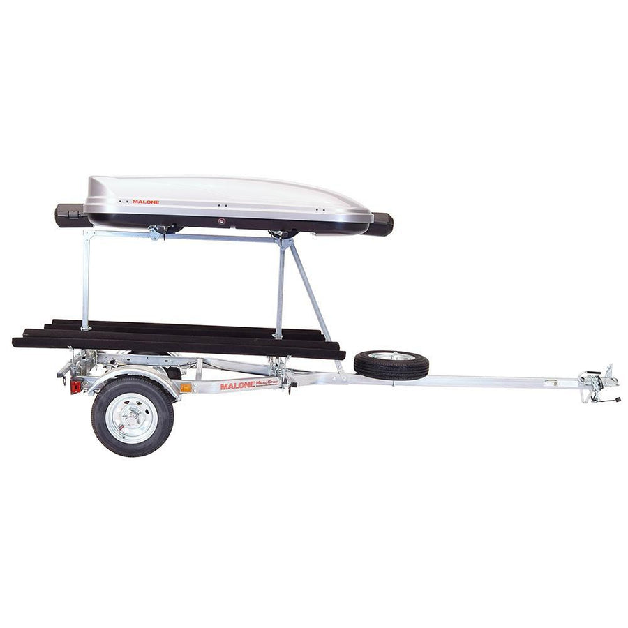 Malone MicroSport™ LowBed™ Trailer w/Tier, Spare, 2 sets Bunks, Cargo Box, Rod Tube-Malone-Wind Rose North Ltd. Outfitters