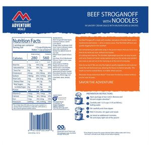 Mountain House Beef Stroganoff with Noodles- Pouch-Mountain House-Wind Rose North Ltd. Outfitters