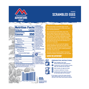 Mountain House Scrambled Eggs with Bacon- Pouch-Mountain House-Wind Rose North Ltd. Outfitters