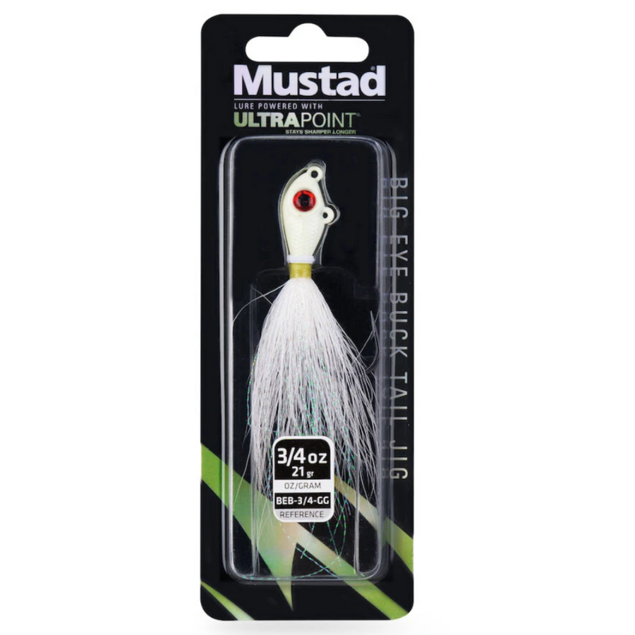 Mustad Big Eye Buck Tail Jigs-Mustad-Wind Rose North Ltd. Outfitters