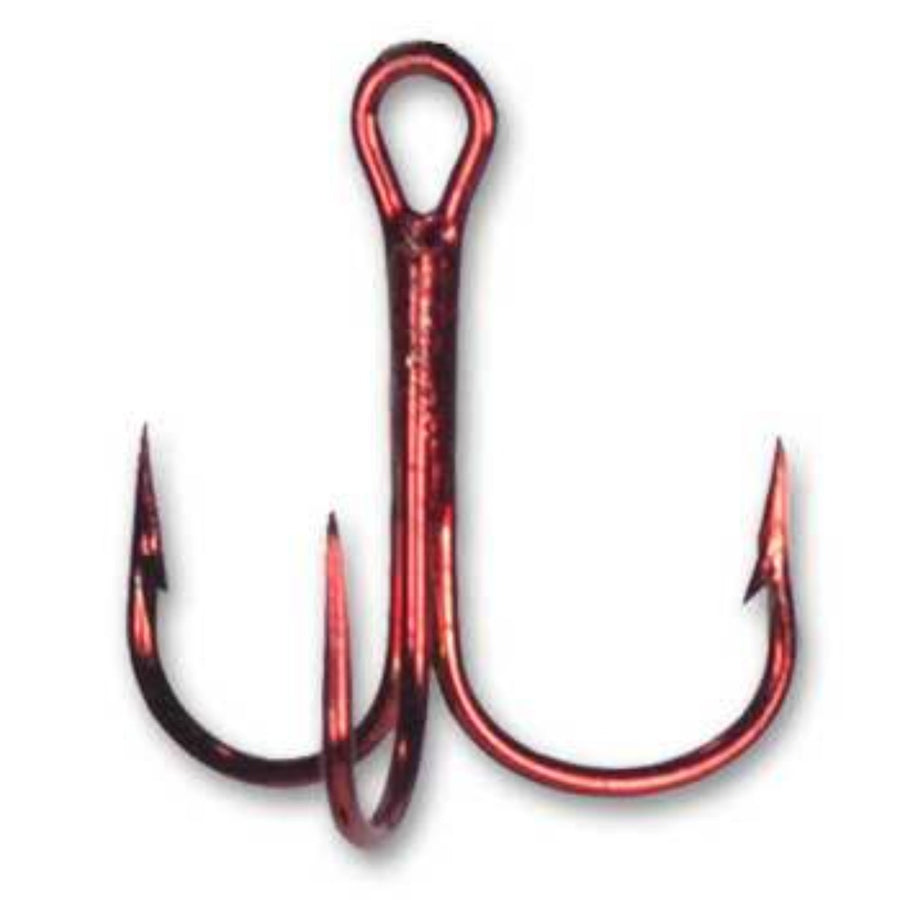 Mustad Red Treble Hooks-Mustad-Wind Rose North Ltd. Outfitters