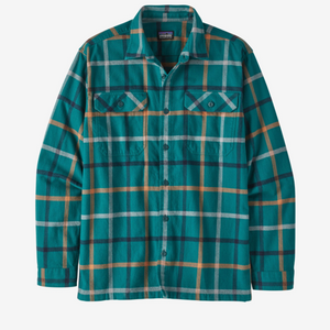 Patagonia Men's Long-Sleeved Organic Cotton Midweight Fjord Flannel