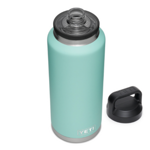 Yeti Rambler Water Bottle with Chug Cap - 46 oz - Camp Green