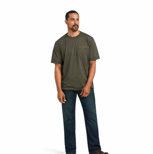 Ariat Men's Rebar  Workman Reflective Flag T-Shirt (10039178)