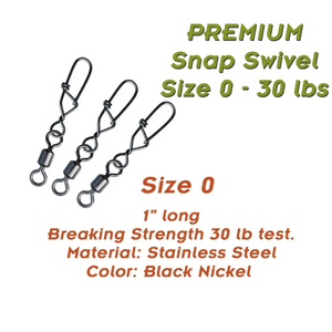 Torpedo Premium Snap Swivels