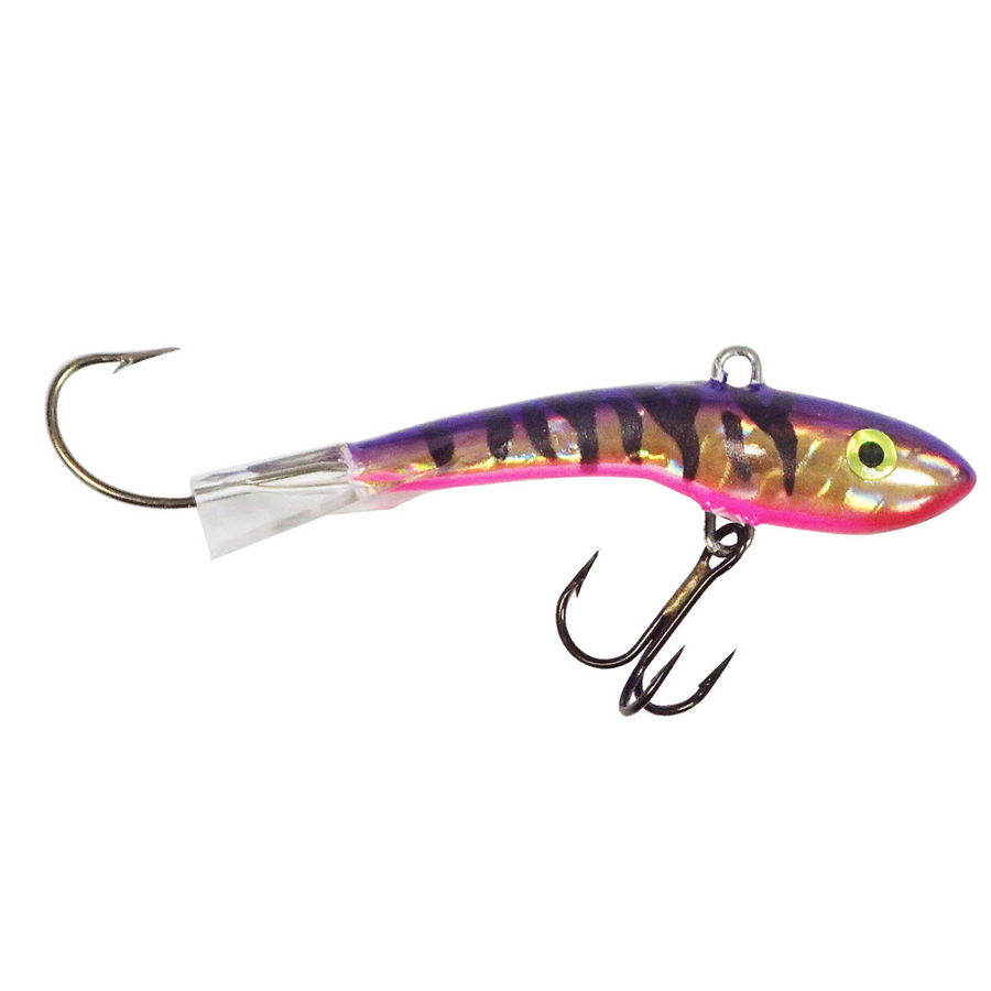 1 oz holographic bass lure PK Rattling Spoon Brown Trout 1oz Mega Live Bait Metal