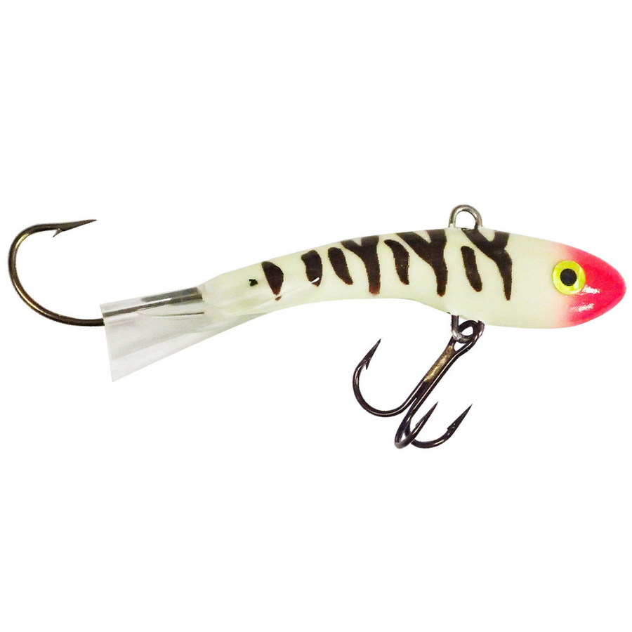 Moonshine Shiver Minnow #2.5 (3/4 oz.) - Glow Bloody Nose