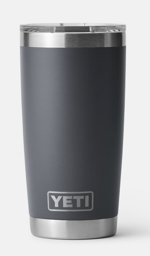 Yeti Rambler 20 Oz. Silver Stainless Steel Insulated Tumbler