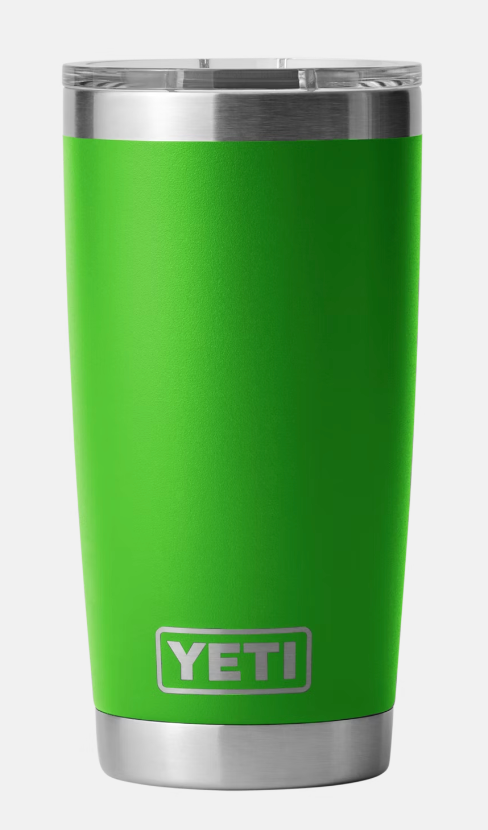 Green yeti 2024 20 oz tumbler