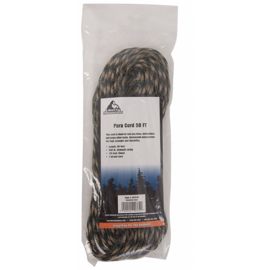 Liberty Mountain 50Ft Paracord – Wind Rose North Ltd. Outfitters