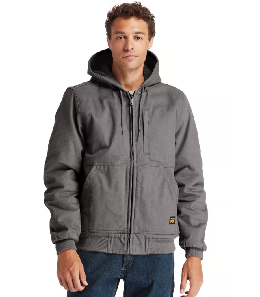 Timberland Pro Men's Gritman Lined Hooded Canvas Jacket
