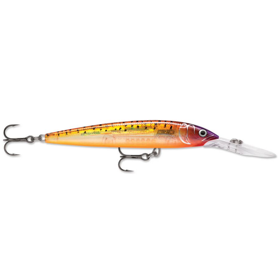 Rapala Scatter Rap Deep Husky Jerk 10 Green Tiger UV Jagged Tooth