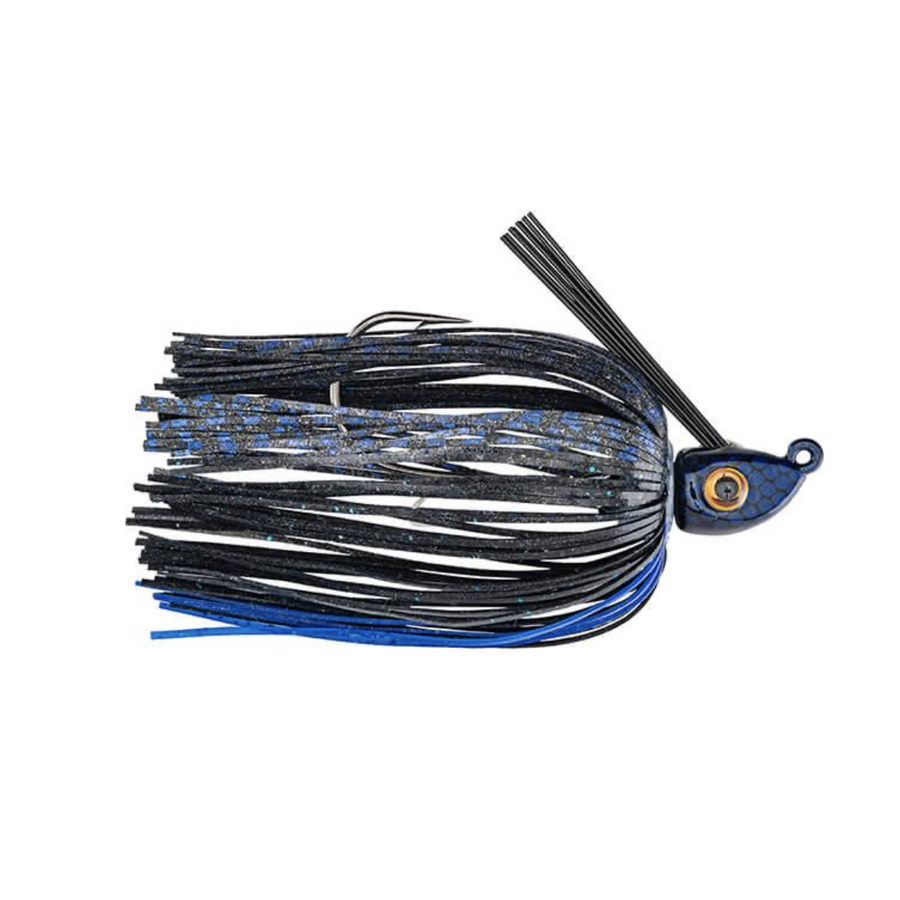 Strike King Tour Grade Swim Jig 3/8 Oz – Smokey Shad Color, Bass Fishing Lure