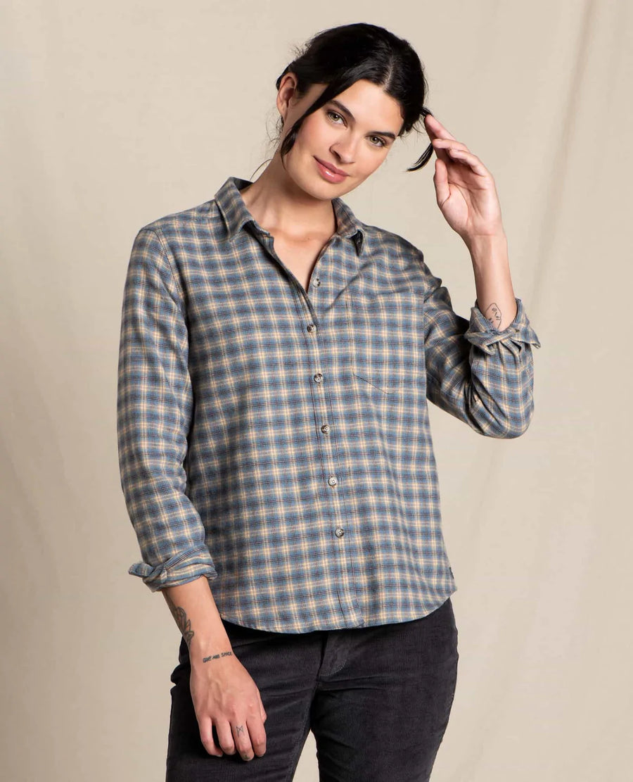 Toad&Co Women's Cama Long Sleeve button up Shirt