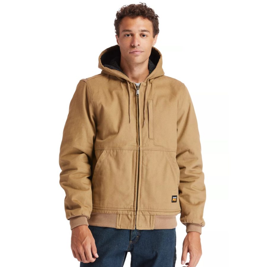 Timberland Pro Men's Gritman Lined Hooded Canvas Jacket