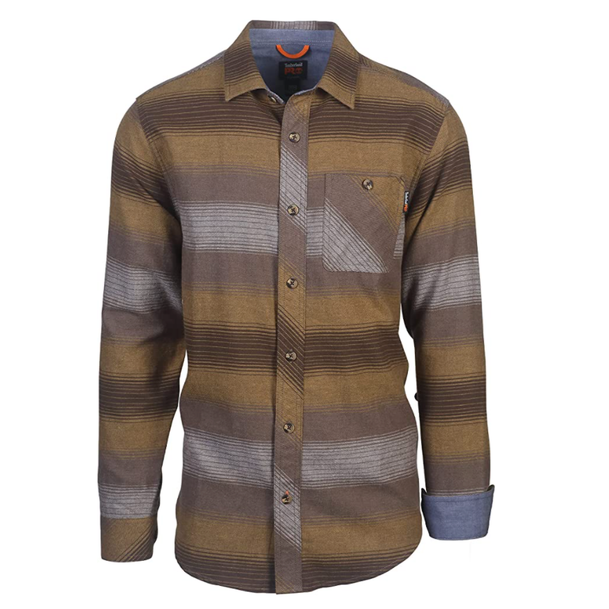 Timberland Pro Mens Woodfort Mid Weight Flannel Work Shirt-Timberland Pro-Wind Rose North Ltd. Outfitters