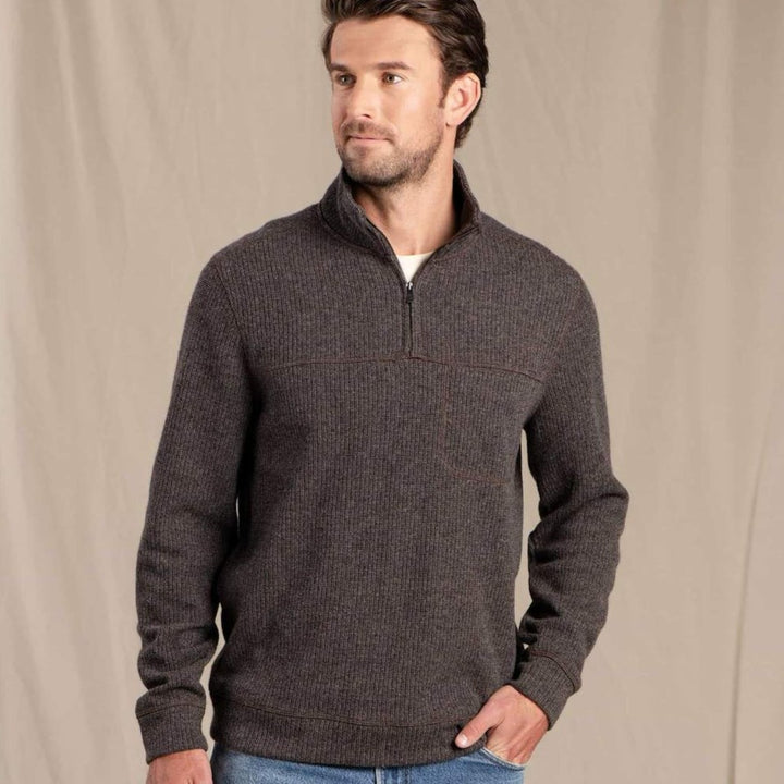 Toad&Co Men's Breithorn Quarter Zip Sweater-Toad&Co-Wind Rose North Ltd. Outfitters