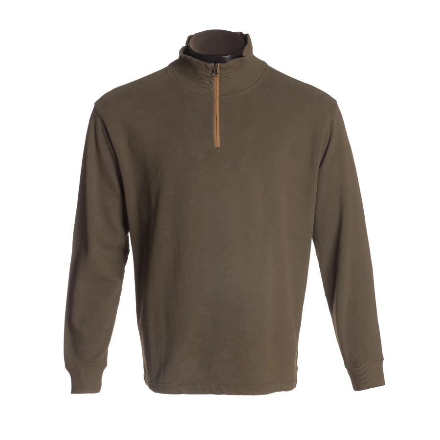 Woolly Dry Goods Men's Half Zip Crew Shirt