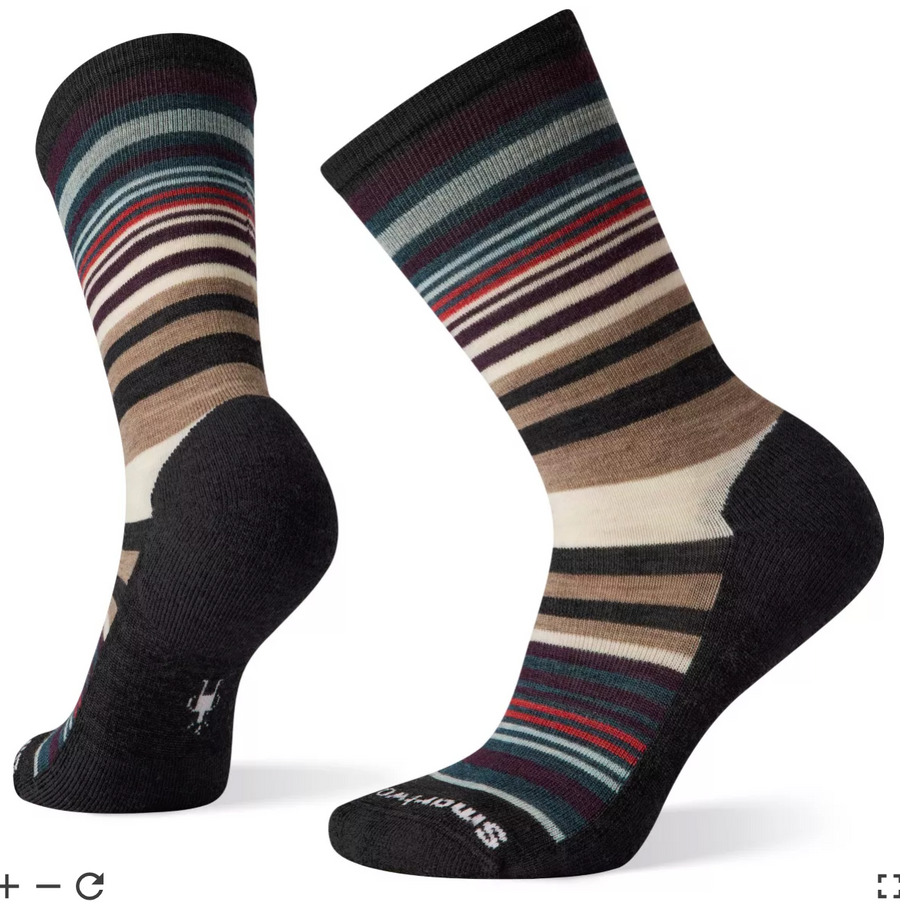 Women's Everyday Jovian Stripe Crew Socks-Smartwool-Wind Rose North Ltd. Outfitters