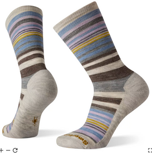 Women's Everyday Jovian Stripe Crew Socks-Smartwool-Wind Rose North Ltd. Outfitters