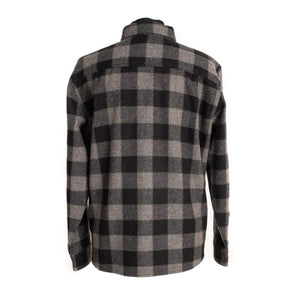 Woolly Dry Goods Men's Check Washable Wool Shirt (WS03R)