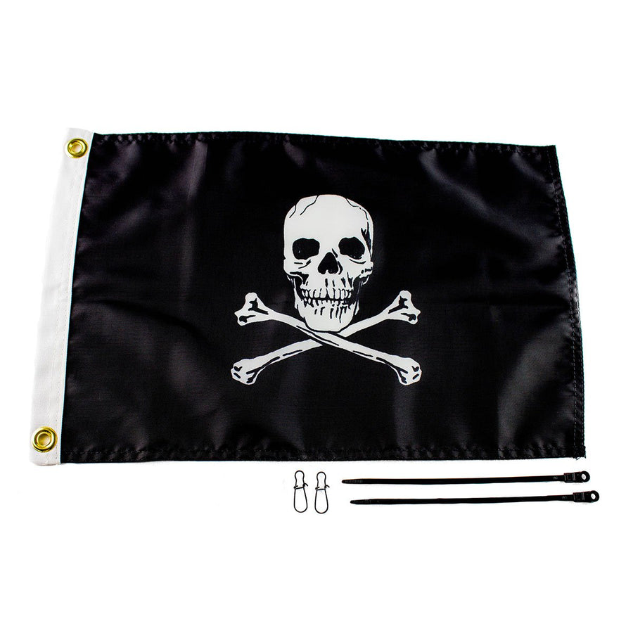 YakAttack Jolly Roger Flag Kit 12" x 18"-YakAttack-Wind Rose North Ltd. Outfitters