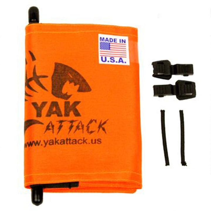 YakAttack Orange ProGlo Flag Kit 6" x 18"-YakAttack-Wind Rose North Ltd. Outfitters