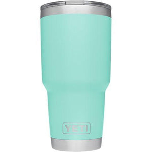 Yeti Rambler Seafoam Teal 30oz Stainless Steel Tumbler with Lid