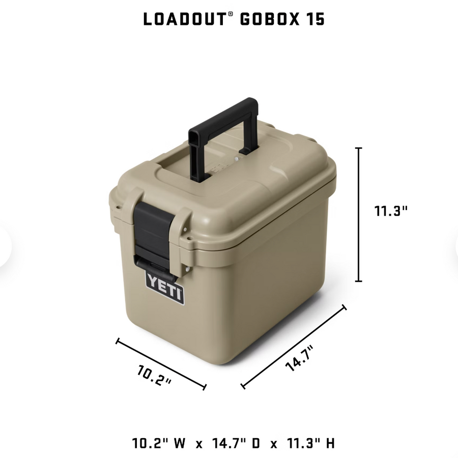 Yeti Loadout GoBox 60 Gear Case (Tan)