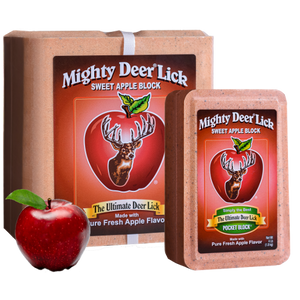 Mighty Deer Lick Sweet Apple Block