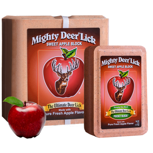 Mighty Deer Lick Sweet Apple Block