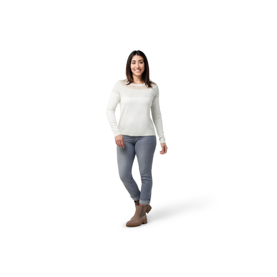 Smartwool Women's Edgewood Colorblock Crew Sweater (SW016649)