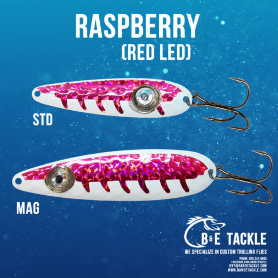 Led Fishing Lures Fishing Spoons Underwater Flasher Three-color