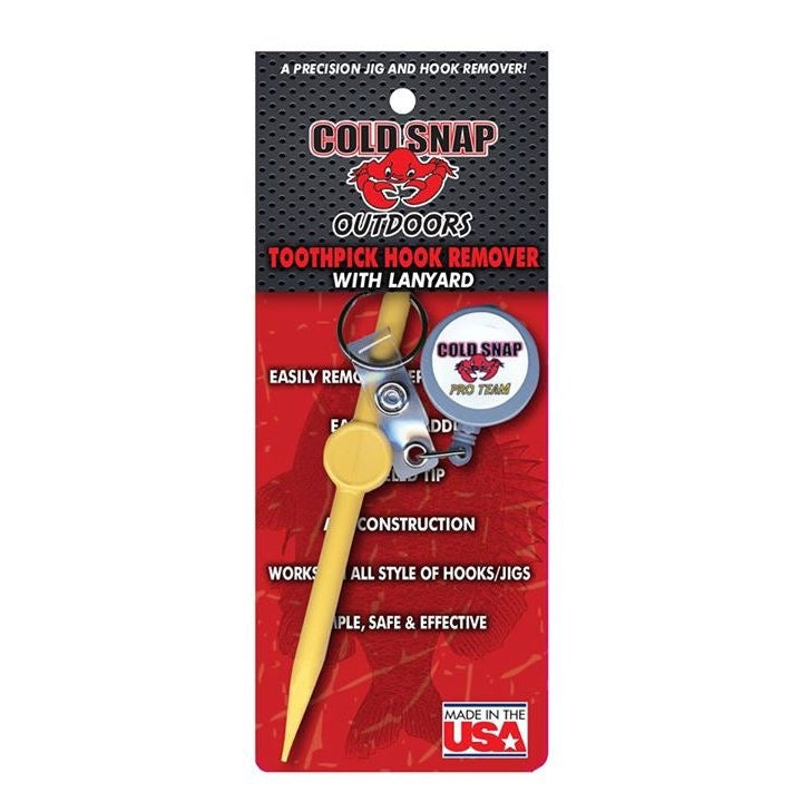 Cold Snap Outdoors Toothpick Hook Remover with Retractable Lanyard