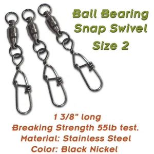 Torpedo Ball Bearing Snap Swivels